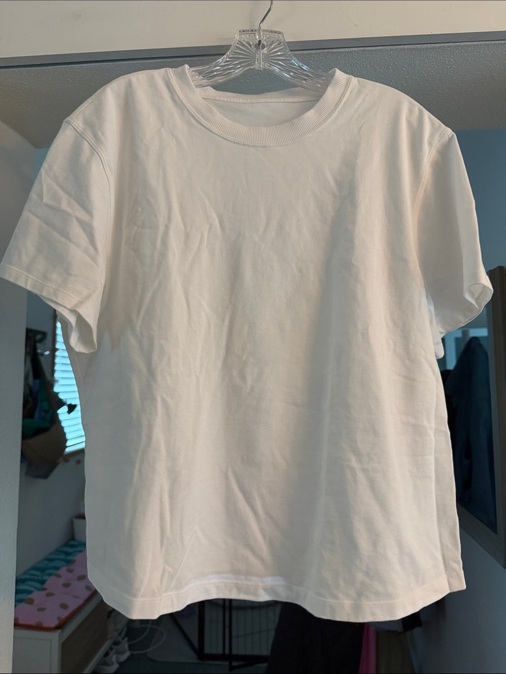 Lululemon White Crewneck T-Shirt